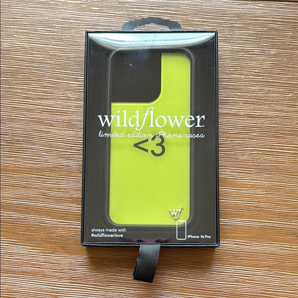 Wildflowers Lime iPhone 16 Pro Case - Charli XCX